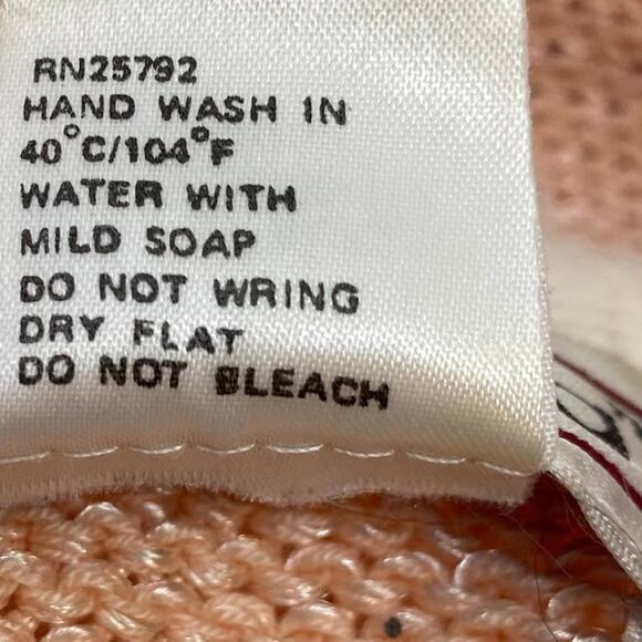 Vintage 80s Pearl Patchwork Sweater Crewneck Pullover Lambswool Angora Womens L - Picture 5 of 5